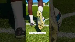 How to shoot correctly ✅🚀 #football