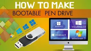 how to create bootable pendrive | bootable pen drive kaise banaye | Windows Bootable Pen Drive