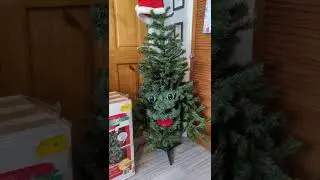 Gemmy Animated Douglas Fir The Talking Tree 5ft Version RARE