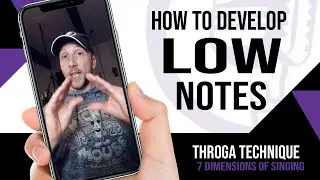 How To Develop Low Notes | Vocal Tips for Singers