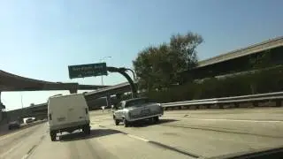 Cadillac cruising.