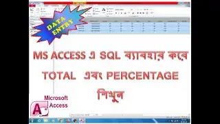How to Calculate MS Access Total and Percentage