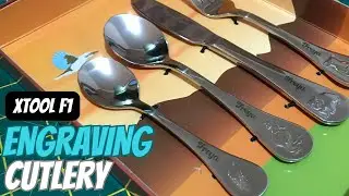 Engraving on Cutlery with the xTool F1