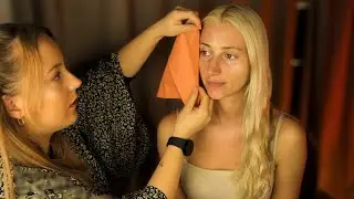 Colour Analysis & Make-up Application ASMR Intense Face Attention | Real Person