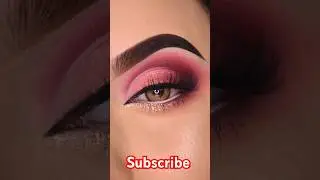 Pink eyeshadow #wingeyeliner #wingeyelinertutorial #makeup #wingeyelinerhack #metalliceyeshadow