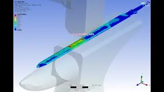 Sword forging by hammering on anvil generates plastic deformation and heat - ANSYS Explicit Dynamics