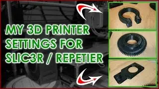 My 3D Printer Settings for Slic3r / Repetier Host - Slicer