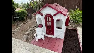 How To Make A Deck For A Little Tikes Playhouse