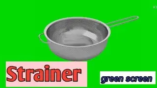 strainer green  screen  video