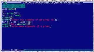 C Program to Print the Alternate Elements in an Array