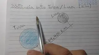 TERRA E LUA DISTÂNCIA EM NOTAÇÃO CIENTÍFICA - AULA 68