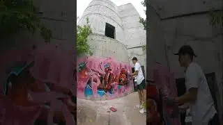 Рисую краской Siana в одном оттенке  