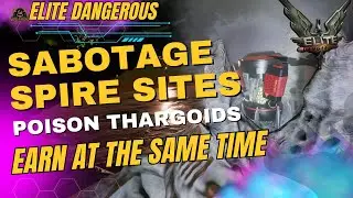 Total CHAOS! Thargoid Spire Sabotage Missions - Poison the Thargoid Titans // Elite Dangerous