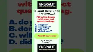 TEST YOUR GRAMMAR-16 