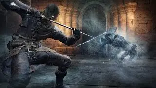 Dark Souls III - Firelink Shrine and High Wall exploration gameplay
