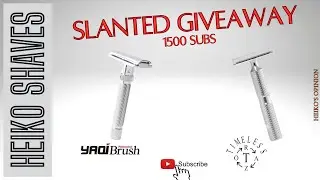 Slanted Giveaway -1500 Subscribers!
