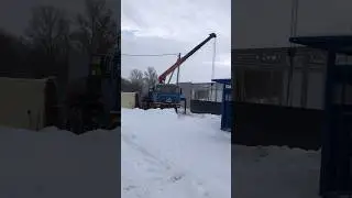 #kamaz #камаз #манипулятор #зима #снег #снегопад