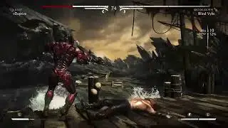 Johnny Cage is no match for Sektor!