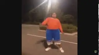 fat guy dancing to roblox music