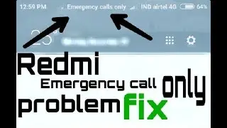 Redmi emergency call problem fix🔨