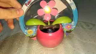 Car Decoration Solar Power Dancing Flower