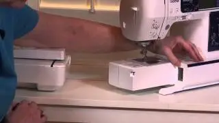 How to Attach & Remove the Embroidery Unit on the Brother NV950