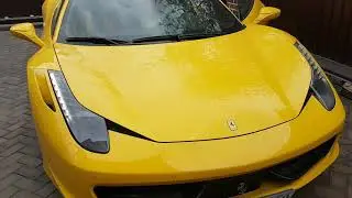 Феррари 458, звук запуска двигателя 🔥🔥🔥🥇🔊🎧🎶🎶🎶🎼