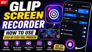 GLIP SCREEN RECORDER KAISE USE KARE // GLIP SCREEN RECORD SETTINGS 2024 #GLIP #SETTING