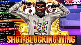 *NEW* BEST SHOT-BLOCKING WING BUILD IN NBA2K22 CURRENT GEN!!😱