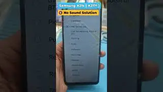 Samsung A21s | A217f | Speaker Solution| No Sound