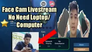 PAANO MAG LIVESTREAM GAMIT LANG ANG 2CELLPHONE
