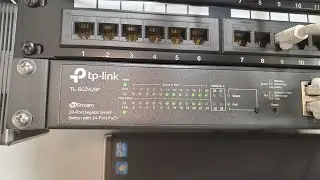 tp-link TL-SG2428P unboxing, setting up, mounting and tour.