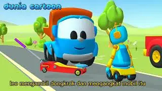 leo's cars 2 truck.. bermain drone, merakit mobil truck