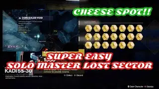 Destiny 2 - EASY SOLO MASTER LOST SECTOR (CONCEALED VOID) #destiny2 #lostsector #exotic #farm