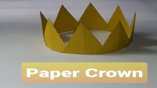 How to make a paper crown||kagaj ka taj kaise  banate hn||Muhammad  Ashal Channel