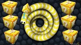 Slither.io  .MINECRAFT LUCKY BLOCK SKIN!!!!!!!!! НОВЫЙ МОД НА SLITHER.IO