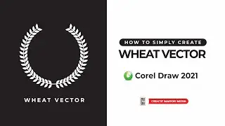 How to Create Wheat Wreath Vector | Corel Draw Tutorial