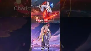 Lancelot vs Charlotte : Skin Comparison | Mobile Legends vs Honor Of Kings