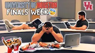 FINALS WEEK AT THE UNIVERSITY OF HOUSTON | DAY IN THE LIFE