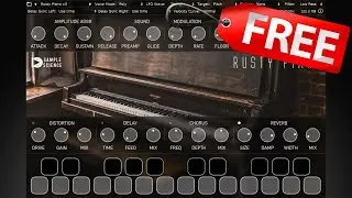 【Free!】Top lofi upright piano vst plugin in 2024? Rusty Piano v3 by Sample Science