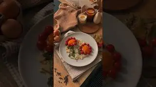 Съедобные цветы на завтрак 🌺 🍳#кондитер #рецепт #рек #рекомендации