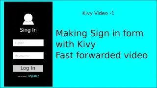 Kivy Login Screen