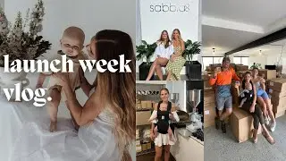 BTS product launch vlog | Morning routine with 7 month old baby | Marketing & PR Tips for business