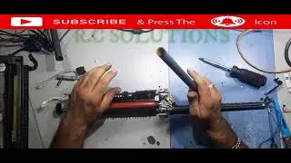 How to replace the fuser film sleeve (TEFLON) hp laser-jet 1020, 1022, paper jam, printing problem