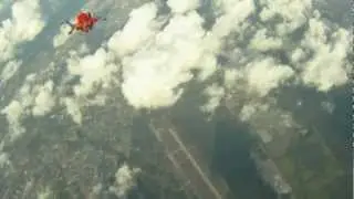 Crazy first jump. Мой первый прыжок с 4-х километров