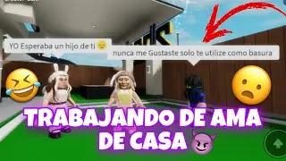 ✨🧽WORKING AS A HOUSEWIFE IN BROOKHAVEN😦✨||Roblox