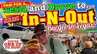 I PAID for a TESLA and DROVE to In-N-Out Burger in LAS VEGAS!