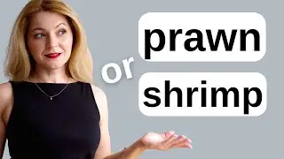 PRAWN and SHRIMP difference | Confusing words in English