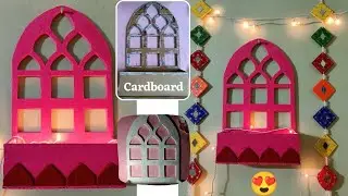 DIY wooden Window Making Using Waste Cardboard l