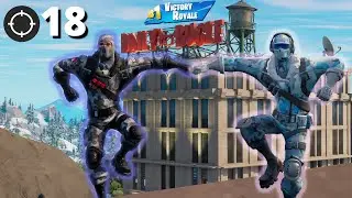 Fortnite Havoc and Frosbite skins gameplay Ch3S1